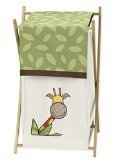 Jungle Time Baby/Kids Clothes Laundry Hamper for Sweet Jojo Designs for Jungle Time Bedding [並行輸入品]