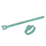 電材堂 マジック結束バンド グリーン 全長180×幅12mm 20本入り MGT-180GD