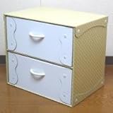 チェスト子供用 2段  ドット柄 KS-HD