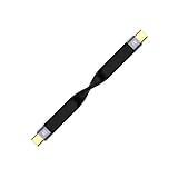 USB Type C to C ケーブル 短い USB 3.1 10Gbps高速データ転送&4K@60Hz映像出力&PD対応 5A 100W急速充電 USB-C to USB-C ケーブル フラットケーブル for Mac Book/Switch/for Nexus/for Galaxy/for L GなどのType Cデバイスに対応 13.5cm (USB 3.1 10Gbps)