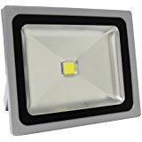 monomania LED投光器 50W 100V 昼光色 (約6500K) 防水 防塵 投光機 看板灯 集魚灯 作業灯 屋外 照明 家庭用電源 灯光器
