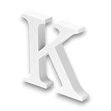 10cm アルファベットレター ホワイト (K)