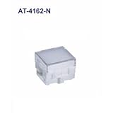 NKKスイッチズ AT-4162-N 超高輝度ＬＥＤ用（輝度レベル１）角形照光ボタン　色：透明　レンズ色：乳白