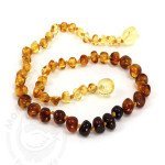 Momma Goose Teething Necklace, Rainbow, 18" [並行輸入品]