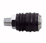 BeHAUS　ラバー巻ワンタッチカプラソケット　管用めねじ用　R1/4　AOB-22M