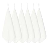 [HOOMCOOM] キッチンタオル キッチンクロス ふきん ループ付き 6枚セット 布巾 台拭き 食器拭き マイクロファイバー 厚手生地 