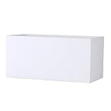 ファイバークレイ製 軽量 大型植木鉢 バスク プランター 100cm ホワイト