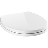 Delta Faucet 801903-WH Morgan Round Front Slow-Close Toilet Seat, White [並行輸入品]