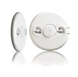 WattStopper DT-355 Motion Sensor, Dual Tech Ceiling Occupancy Sensor, 1000 Sq. Ft., 120V - 347V - Wh