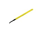 Nupla 34041 Yellow Steel Curved Single End Pry Bar with Solid Nuplaglas Composite Handle, 35-1/2 Len