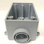 Cantex Industries # 5133363u 1 / 2 " PVC FSE 1 Gボックス