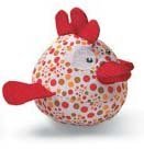 Set of four colorful gund chick rattles [並行輸入品]