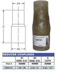 新しい排気システム継手Centek 1200410 1 – 1 / 2 " to 2 " OD長6.20