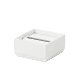 ideaco(イデアコ) ハーフティッシュケース ホワイト Torel half (トレルハーフ)