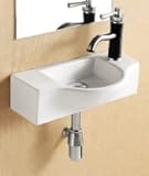 洗面ボウル 陶器 オンカウンタータイプ 小サイズ 幅45cm INK-0405037H