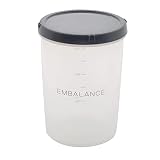 エンバランス ディープ ラウンドコンテナ L 1500ml グレー