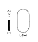 三協アルミ部品 網戸 ロープ・ワイヤー：ロープ Ｌ=2000mm [WB6777]