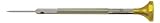 BERGEON ステンレスドライバーイエロー 0.8mm+替先2本 30081-AT-080