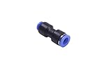 「ノーブランド品」エア作動継手コネクト異径 フィッティング10mm OD x 8mm OD チューブ 空気圧ストレート ユニオン コネクタ/カプラ(5個入）