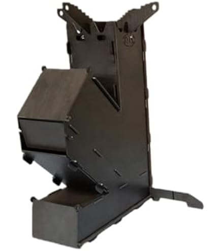 Amazon.co.jp: ロケットストーブ 取り外し可能 ステンレス鋼 薪