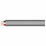 菅波電線 600Vポリエチレン絶縁耐燃性ポリエチレンシースケーブル平形 2.0mm 3心 100m巻 灰 600VEEF/F2.0×3C×100m