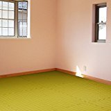 【期間限定タイムセール/2018年8月3日23：59まで】低臭 ジョイントマット カラー9枚組 大判60cm 厚み2cmEVA樹脂 弾力性 防音性 保温性 耐久性 (イエロー)