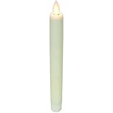 High Quality Mystique Flameless Taper Candle, 8-Inch, Ivory