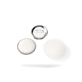 レジプロb 缶バッジ パーツセット 32mm DIY 素材 缶バッチマシーン 対応 シルバー (32mm ×100個セット)