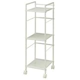 ホームスタイリング パンチングラック 3段スリム 幅270×奥行294×高さ850mm ホワイト PRS－3WH 1台