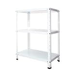 福富士 ライトラック 3段 ホワイト FL-633-WH 1台