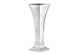 Deco 79 Aluminum Nickel Flower Vase, 19 by 9-Inch