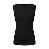 [JPAYAROGOAN] ショート丈 タンクトップ カップ付き レディース ノースリーブタンクトップ レディース セクシー キャミソール 