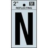 hy-ko Prod rv-25 / N 2インチブラック粘着反射ビニールLetter N 10 ブラック RV-25/N 1