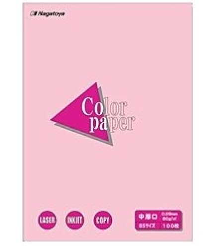 Amazon | 長門屋商店 カラーペーパー ナ-4202 B5中厚口 100枚 レモン