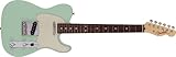 Fender ショートスケールギター Made in Japan Junior Collection Telecaster®, Rosewood Fingerboard, Satin Surf Green ソフトケース付き