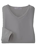 [リトルアイランド] Vネック ハイテンション裏起毛インナー (黒／LL) レディース あったかインナー (長袖/伸縮)