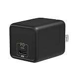 オウルテック PD30W対応 USB充電器 Type-Cポート 超小型 窒化ガリウム採用 ブラック OWL-APD30C1G-BK