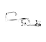 Krowne Commercial Series 8" Center Wall Mount Faucet, 24" Jointed Spout, Low Lead 12-824L [並行輸入品]