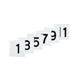 数字札 １～１２ ６枚入り KS-C札(1)黒