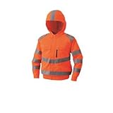 高視認性安全空調服ブルゾン リチウムバッテリーセット BP-500HVC30S6 蛍光オレンジ ４L スポーツ レジャー DIY 工具 作業着 top1-ds-1674550-ah [簡素パッケージ品