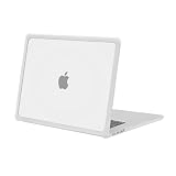 MOSISO 対応機種 MacBook Air 15インチ ケース M5 2026 2025-2023 リリース A3448 M4 A3241 M3 A3114 M2 A2941 Touch ID付き、アンチクラッキング TPUバンパーラスチックハードシェル カバー (ブラック)