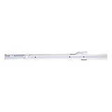 ヒッコリーハードウェアP1700-14-Wで14。ホワイトボトムマウントユーロ引き出しスライド