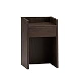 フランスベッド ナイトテーブル ウォールナット色 幅33cm 「FB-NT」 標準的なナイトテーブル 引出し付 コンセント付 F☆☆☆☆（フ