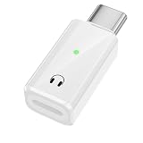 USB C - ライトニングオーディオアダプタ、Phone 16/15 i-Pad Pro Air MacBook、Galaxy S24 S23およびその他のタイプCデバイス用USB Cオス-ライトニングメスコネクタヘッドフォンアダプタ