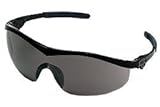Safety Glasses, Eyewear, Black Nylon Frame, Gray Anti Fog Lens, Lot of 12 by Crews