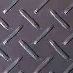 縞鋼板(クロ） 3.2X450X910　(2pcs）