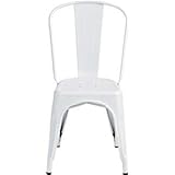 (4脚セット）東谷 パーソナルチェア（クレールチェア） スチール スタッキング可 PC-133IV アイボリー