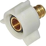 Pex 1 /2 " x 1 /2 " Female NPTスレッド回転アダプタ – クリンプ継手5 /ブロンズ/真鍮
