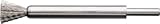 LESSMANN 軸付エンド型ブラシ 鋼線0.3 Φ10 458161