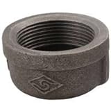 Cap Black Malleable 1/8 by WORLDWIDE SOURCING